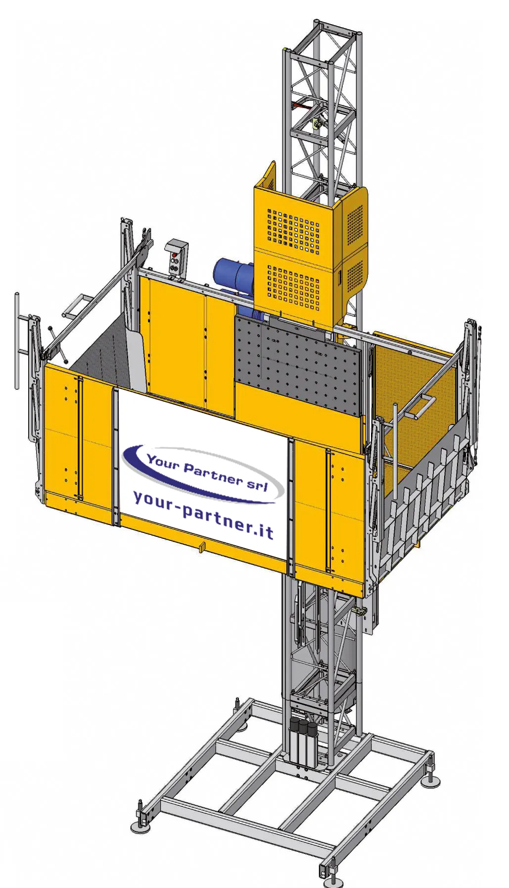 Piattaforma di trasporto montacarichi